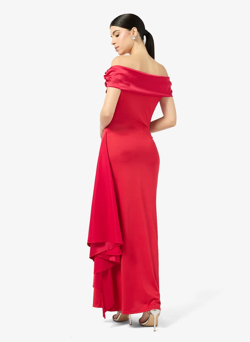 ELLA One Shoulder Dress With Drape